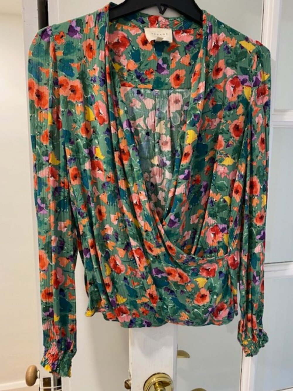 Sezane Abelia Wrap Top